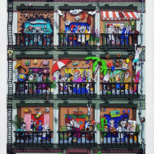 Branko - CRAZY NEIGHBORHOOD - Original 3D Bild handsigniert
