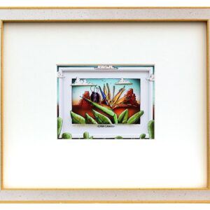 Branko - GRAN CANARIA - Original 3D Bild handsigniert-silber-gold