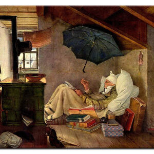 Carl Spitzweg Bilder - Der arme Poet-30 x 40 cm