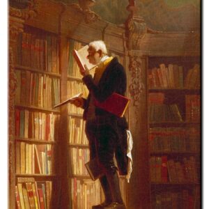 Carl Spitzweg Bilder - Der Bücherwurm-50 x 70 cm