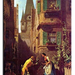 Carl Spitzweg Bilder - Der ewige Hochzeiter-30 x 50 cm