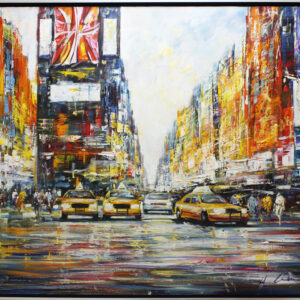 Christian Henze - Times Square - original Gemälde auf Leinwand