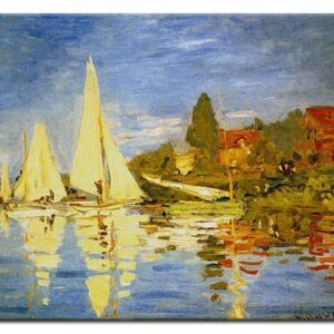 Claude Monet Bilder - Regatta bei Argenteuil-50 x 80 cm
