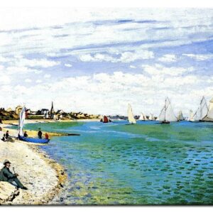 Claude Monet Bilder - Regatta bei Saint Adresse-70 x 90 cm