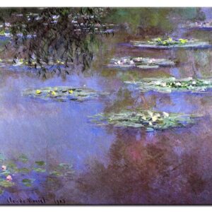 Claude Monet Bilder - Seerosen V-100 x 120 cm