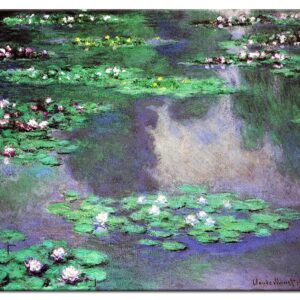 Claude Monet Bilder - Seerosen - Wasserlandschaft-50 x 60 cm