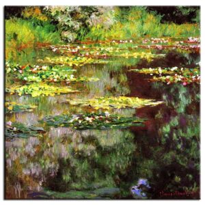 Claude Monet Bilder - Seerosenteich-80 x 80 cm