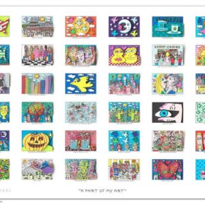 James Rizzi - A PART OF MY ART - Original 3D Bild drucksigniert