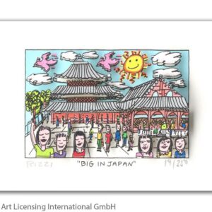 James Rizzi - Big in Japan - Original 3D Bild drucksigniert - ohne Rahmen PP-Nor...