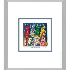 James Rizzi - DOUBLE DATE - Original 3D Bild drucksigniert