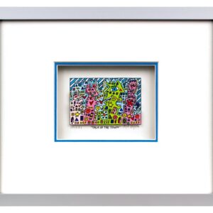James Rizzi - Talk of the town - Original 3D Bild drucksigniert - ohne Rahmen PP...