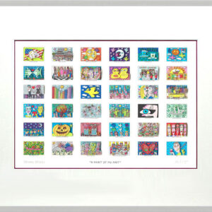 James Rizzi - A PART OF MY ART - Original 3D Bild drucksigniert
