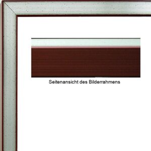 x James Rizzi Bilderrahmen Aubergine mit Museumsglas-30 x 40 cm