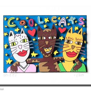 JAMES RIZZI COOL CATS - ohne Rahmen PP