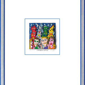 James Rizzi - DOUBLE DATE - Original 3D Bild drucksigniert