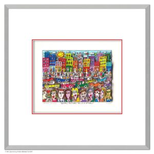 James Rizzi - EVERY PICTURE TELLS A STORY - Original 3D Bild drucksigniert
