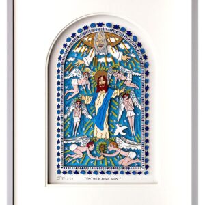 James Rizzi - Father and Son - Original 3D Bild drucksigniert