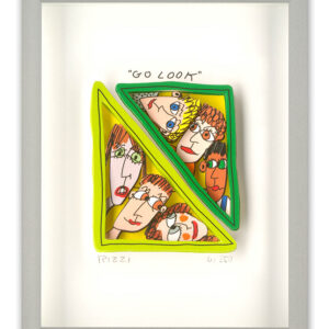 James Rizzi - GO LOOK - Original 3D Bild drucksigniert
