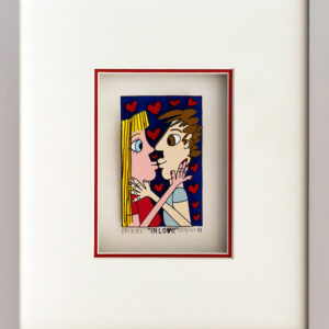James Rizzi - IN LOVE - Original 3D Bild drucksigniert