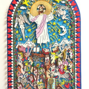 James Rizzi - JESUS IS LIFE - Original 3D Bild drucksigniert