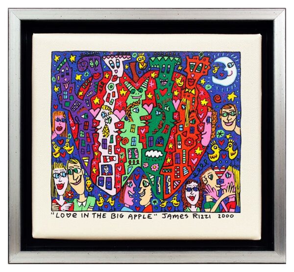 James Rizzi LOVE IN THE BIG APPLE - 2D-Pigmentdruck