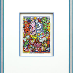 James Rizzi - LOVE MAKES A CITY PRETTY - Original 3D Bild drucksigniert