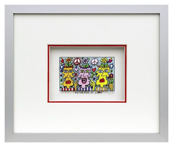 James Rizzi POTHEADS OF LOVE-alurahmen