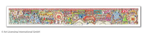 James Rizzi - THE FANTASTIC FORMULA FOR FUN - Original 3D Bild drucksigniert-Alu...