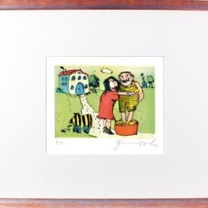Janosch - ICH LIEBE SIE SPRACH FRAU LUISE ZU MIR AUF EINER GRÜNEN WIESE - origin...