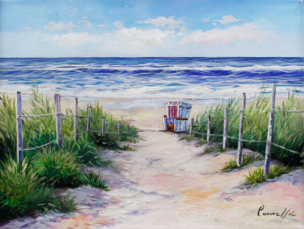 JOAN PUERTO CORNELLA - NORDSEEDÜNEN - Originalgemälde