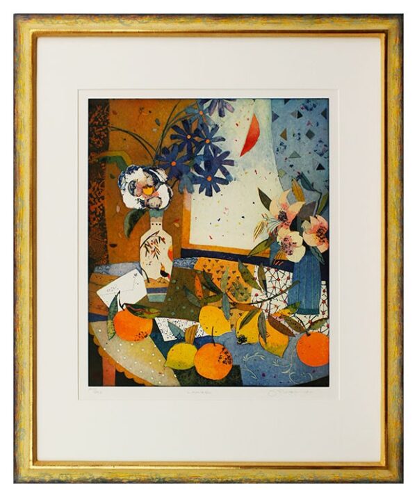 Jutta Votteler - Loveletter - Original Farb-Radierung - limitiert und handsignie...