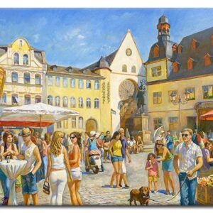 Diego Santos - Koblenz - Jesuitenplatz-30 x 40 cm