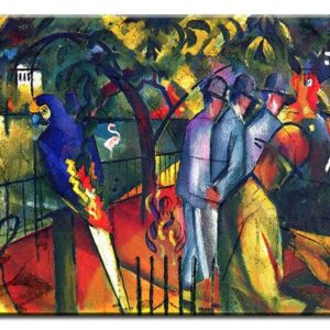 August Macke Bilder - Zoologischer Garten I-70 x 120 cm