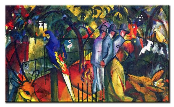 August Macke Bilder - Zoologischer Garten I-70 x 120 cm