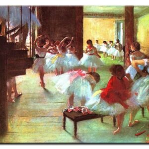 Edgar Degas Bilder - Ballettschule-40 x 50 cm