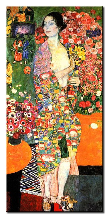 Gustav Klimt Bilder - Die Tänzerin-20 x 40 cm