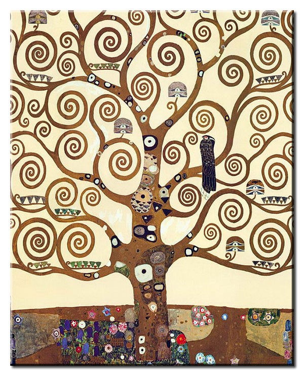 Gustav Klimt - Der Lebensbaum-100 x 130 cm