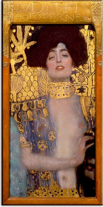 Gustav Klimt Bilder - Judith mit dem Haupt des Holofernes-60 x 120 cm