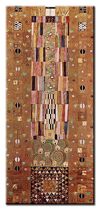 Gustav Klimt - Ritter - Stoclet-Fries-20 x 40 cm
