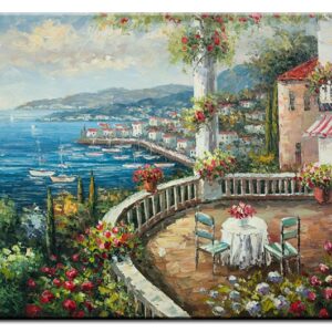 Totti Moreno - Rendezvous am Hafen-60 x 90 cm