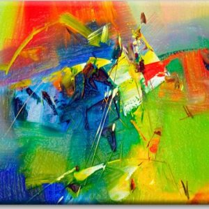 Totti Moreno Leinwandbild - Abstrakte Composition