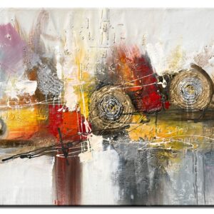 Totti Moreno Leinwandbild - Silver Shadow-100 x 130 cm