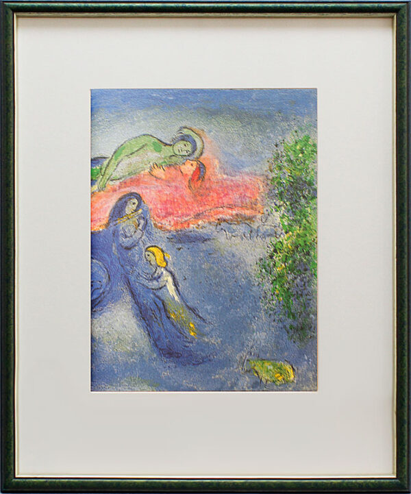 Marc Chagall - DAPHNIS UND CHLOÉ - DORKONS TOD - Offsetlithographie im Designrah...