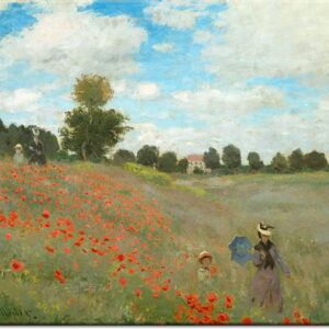 Claude Monet Bilder - Mohnfeld in Argenteuil -60 x 80 cm