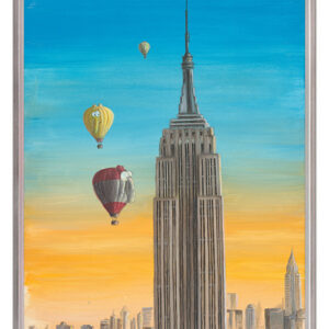 Otto Waalkes - ALIENS IN NEW YORK - ORIGINAL PIGMENTGRAFIK AUF LEINWAND