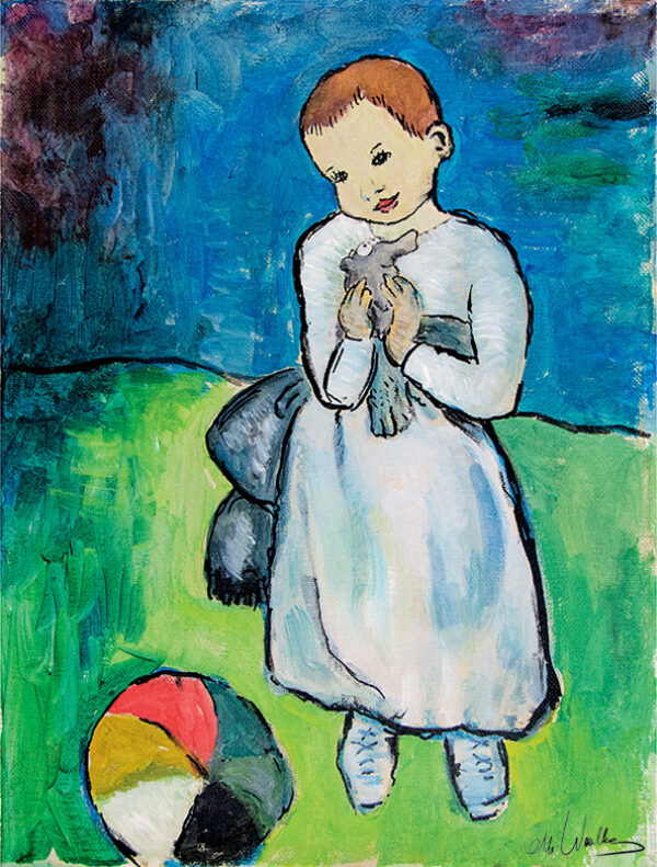 Otto Waalkes - BORN TO BE CHILD I - ORIGINAL PIGMENTGRAFIK AUF LEINWAND