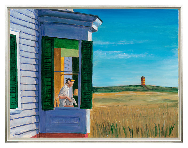 Otto Waalkes - CAPE COD MORNING - ORIGINAL PIGMENTGRAFIK AUF LEINWAND