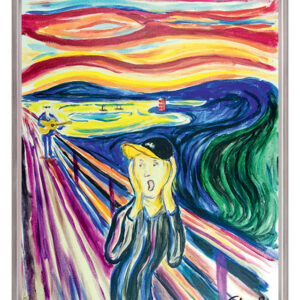 Otto Waalkes - DER LETZTE SCHREI - ORIGINAL PIGMENTGRAFIK AUF LEINWAND