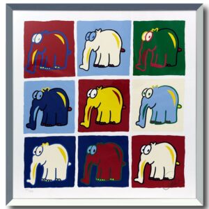 Otto Waalkes HOMMAGE AN ANDY WARHOL - original Grafik handsigniert