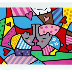 Otto Waalkes - HOMMAGE AN ROMERO BRITTO - original Grafik handsigniert